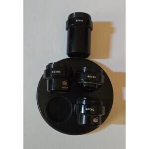 Atlas Coated 4 Microscope Lens With Holder 20x60, 30x60, 40x60‎ 60x60